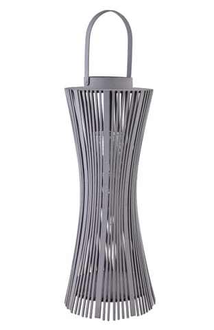 ⁨LUCIE Lampion 24x24x63cm/82cm fioletowo-szary⁩ w sklepie Wasserman.eu