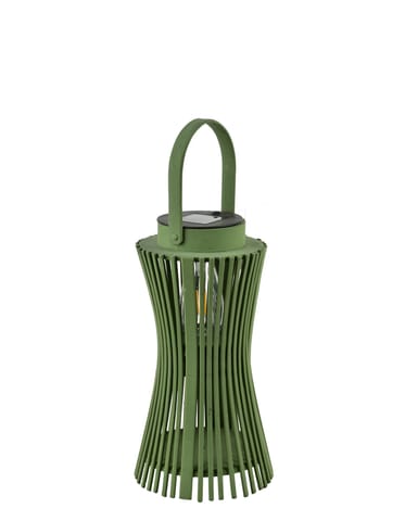 ⁨LUCIE GREEN Lampion solarny 18x18x33cm/48cm⁩ w sklepie Wasserman.eu