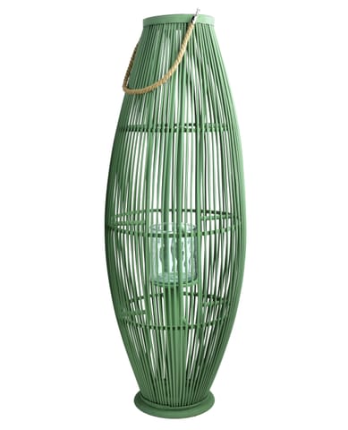⁨LUCIE GREEN Lampion 37x37x106cm/135cm⁩ w sklepie Wasserman.eu