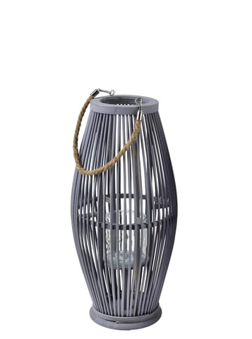 ⁨LUCIE Lampion 24x24x52cm/74cm fioletow-szary⁩ w sklepie Wasserman.eu