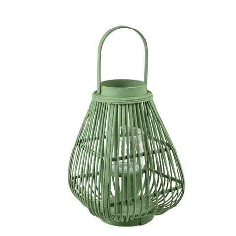 ⁨LUCIE GREEN Lampion 24x24x37cm/51cm⁩ w sklepie Wasserman.eu