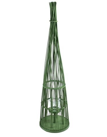 ⁨LUCIE GREEN Lampion 33x33x130cm⁩ w sklepie Wasserman.eu