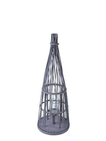 ⁨LUCIE Lampion 30x30x90cm fioletowo- szary⁩ w sklepie Wasserman.eu