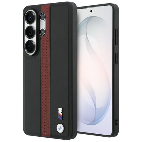 ⁨BMW M Perforated Stripe Logo MagSafe - Etui Samsung Galaxy S26 Ultra (czerwony)⁩ w sklepie Wasserman.eu