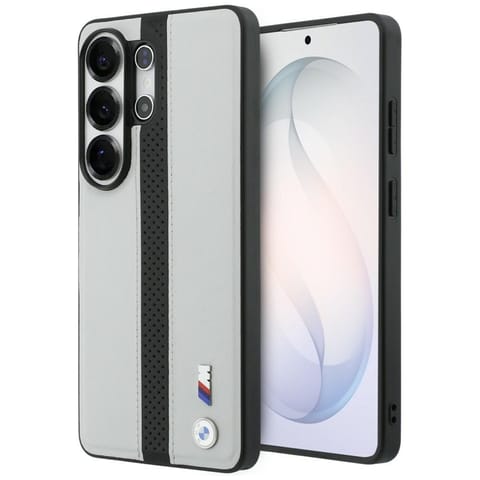 ⁨BMW M Perforated Stripe Logo MagSafe - Etui Samsung Galaxy S26 Ultra (szary)⁩ w sklepie Wasserman.eu
