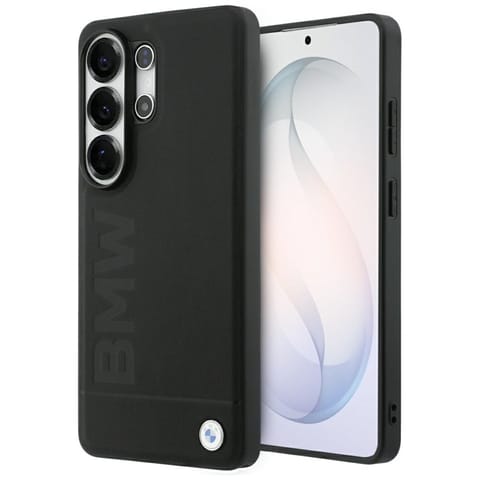 ⁨BMW Leather Hot Stamp MagSafe - Etui Samsung Galaxy S26 Ultra (czarny)⁩ w sklepie Wasserman.eu