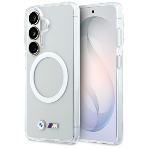 ⁨BMW IML Shockproof Metal Logo MagSafe - Etui Samsung Galaxy S26 (przezroczysty)⁩ w sklepie Wasserman.eu