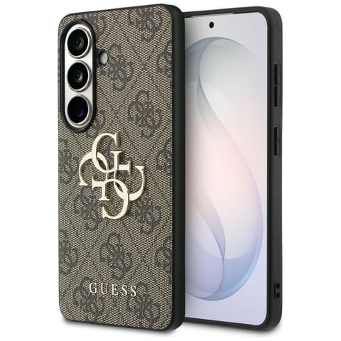⁨Guess 4G Big Metal Logo - Etui Samsung Galaxy S26+ (brązowy)⁩ w sklepie Wasserman.eu