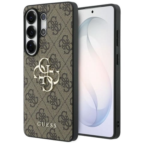 ⁨Guess 4G Big Metal Logo - Etui Samsung Galaxy S26 Ultra (brązowy)⁩ w sklepie Wasserman.eu