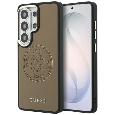 ⁨Guess Perforated Logo MagSafe - Etui Samsung Galaxy S26 Ultra (brązowy)⁩ w sklepie Wasserman.eu