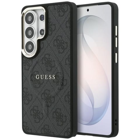 ⁨Guess 4G Embossed Ring MagSafe - Etui Samsung Galaxy S26 Ultra (czarny)⁩ w sklepie Wasserman.eu