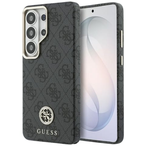 ⁨Guess 4G Rhinestone Round Logo MagSafe - Etui Samsung Galaxy S26 Ultra (czarny)⁩ w sklepie Wasserman.eu
