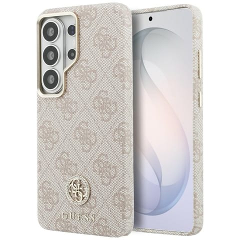 ⁨Guess 4G Rhinestone Round Logo MagSafe - Etui Samsung Galaxy S26 Ultra (różowy)⁩ w sklepie Wasserman.eu