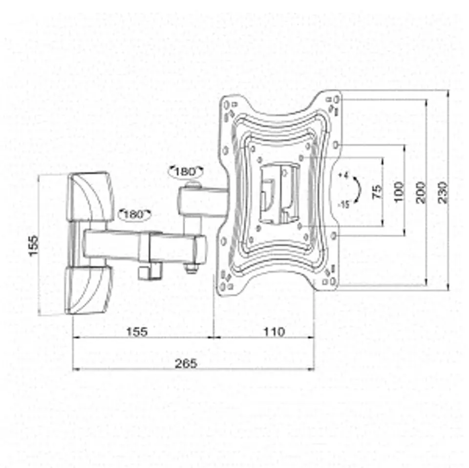 ⁨TV mount ART AR-83 (10-42")⁩ at Wasserman.eu