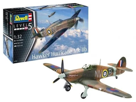 ⁨Model plastikowy Samolot Hawker Hurricane MK IIB 1/32⁩ w sklepie Wasserman.eu