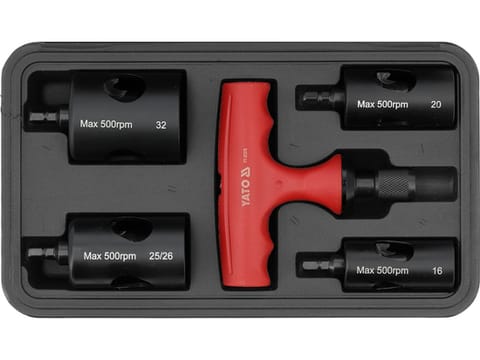 ⁨KALIBRATOR Z GRATOWNIKIEM DO RUR PEX/PE 16/20/26/32MM 5EL.⁩ w sklepie Wasserman.eu