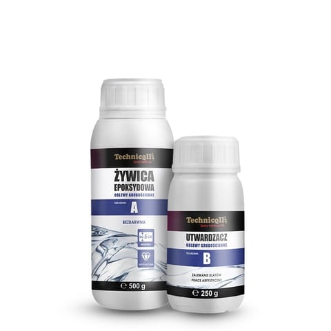 ⁨ŻYWICA EPOKSYDOWA DO ODLEWÓW GRUBOŚCIENNYCH 750G⁩ w sklepie Wasserman.eu