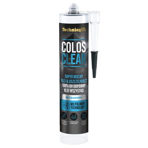 ⁨KLEJ USZCZELNIAJĄCY COLOS CLEAR BEZBARWNY 290ML⁩ w sklepie Wasserman.eu