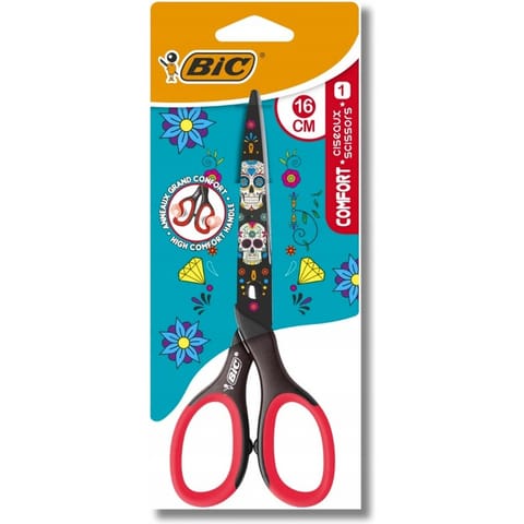 ⁨Nożyczki COMFORT DECOR 16cm blister 9262822 BIC⁩ w sklepie Wasserman.eu
