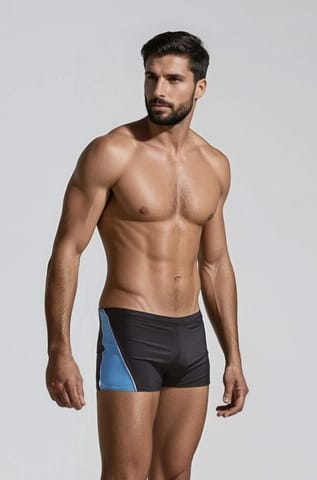 ⁨Kąpielówki Jason2 M-108 czarno-jasno-niebieskie (Rozmiar XXXL)⁩ w sklepie Wasserman.eu