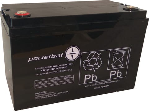 Akumulator PowerBat AGM 100Ah w sklepie Wasserman.eu