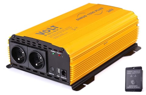 ⁨PRZETWORNICA VOLT POLSKA SINUS PLUS 1500 24V / 230V 1000/1500W⁩ w sklepie Wasserman.eu