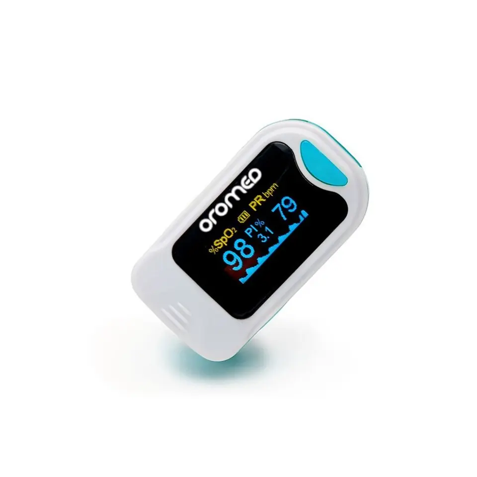 ⁨Oromed ORO-PULSE BLUE pulse oximeter⁩ at Wasserman.eu