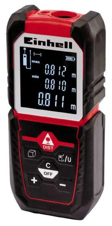 Einhell TC-LD 50 Laser-Entfernungsmesser 50 m Schwarz, Rot im Wasserman.eu