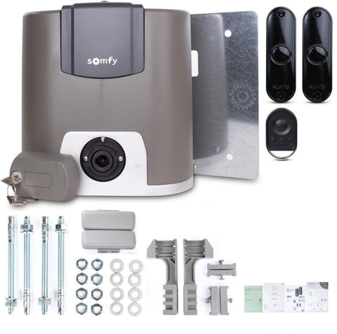 ⁨Zestaw Somfy Elixo 500 IO EE pack (1216507) do bram przesuwnych⁩ w sklepie Wasserman.eu