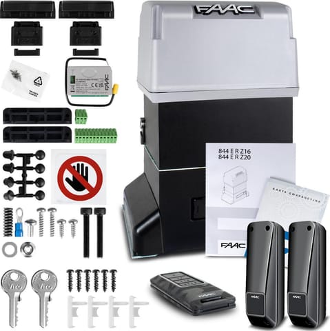 ⁨Zestaw FAAC 844 do 1800kg bram przesuwnych⁩ w sklepie Wasserman.eu