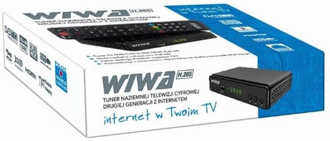 ⁨Tuner DVB-T/T2 WIWA H.265⁩ w sklepie Wasserman.eu