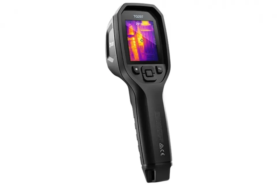 ⁨FLIR TG297 Termocamera -25 fino a 1030°C 160 x 120 Pixel 8.7 Hz MSX Black 160 x 120 pixels Built-in display LCD⁩ at Wasserman.eu