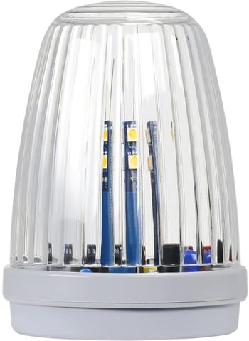 Lampa LED Proxima KOGUT BIAŁA z anteną 433.92 MHz (12-24V AC/DC lub 230V AC) świeci na żółto w sklepie Wasserman.eu
