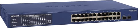 ⁨NETGEAR GS724TPP Managed L2/L3/L4 Gigabit Ethernet (10/100/1000) Power over Ethernet (PoE) Blue⁩ at Wasserman.eu