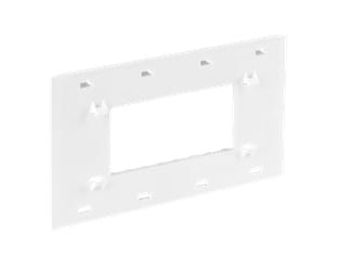 ⁨Support poczwórny 4M pod gniazda do listew elektroinstalacyjnych 90x60 lub 90x40 (1szt.)⁩ w sklepie Wasserman.eu