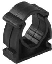 ⁨Uchwyt do rur elektroinstalacyjnych zamykany CZARNY CUZE-16 (PACZKA 100szt.)⁩ w sklepie Wasserman.eu