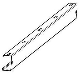⁨SZYNA WZDŁUŻNA L5080 (PROFIL 85x50x1.5), CORAB XPF_WS006N.2.000U⁩ w sklepie Wasserman.eu