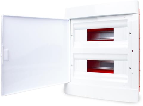 ⁨Rozdzielnica podtynkowa 24 modułowa (2x12) Adelid RM-PT-24P⁩ w sklepie Wasserman.eu