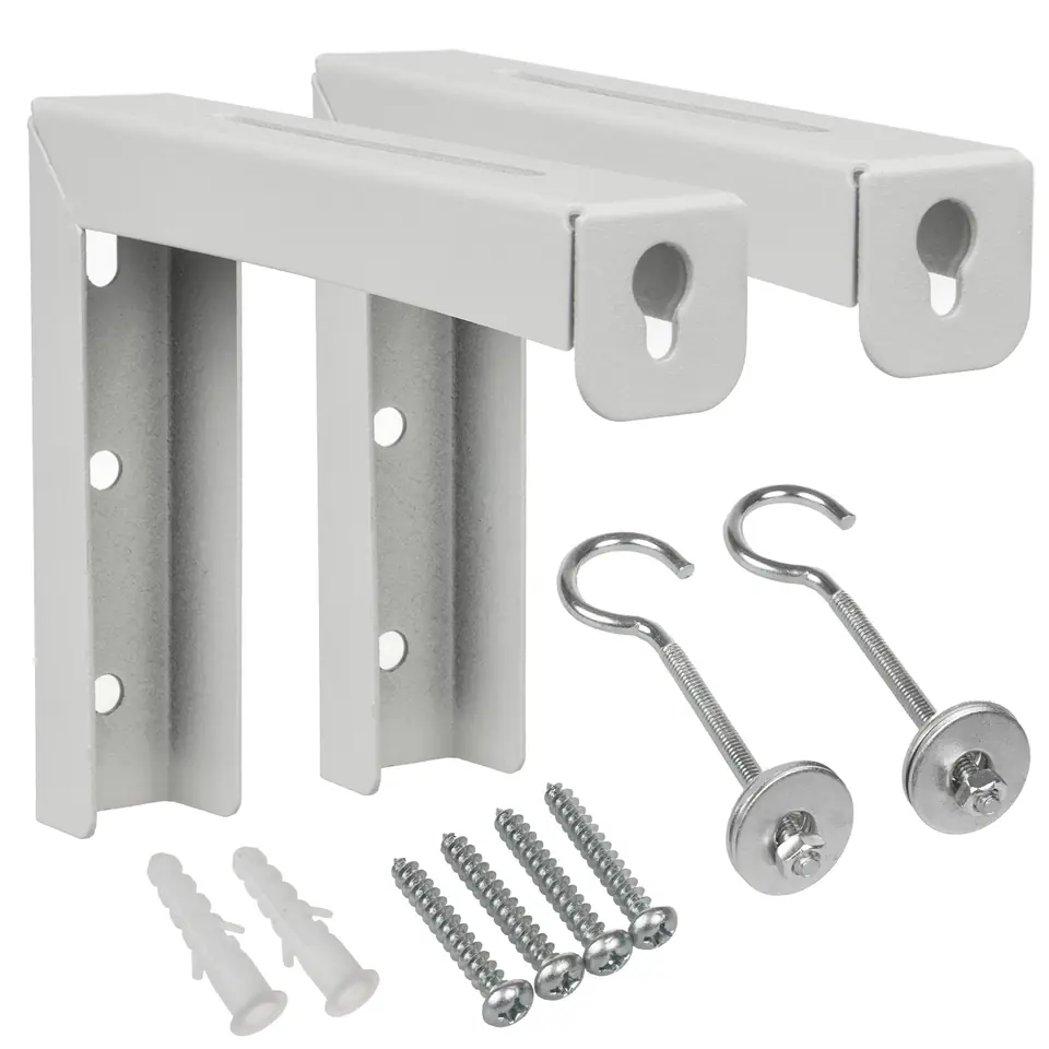 Maclean Set, 2 Projector Screen Hangers, Steel, Max Load 25KG (for Set), MC-923 at Wasserman.eu