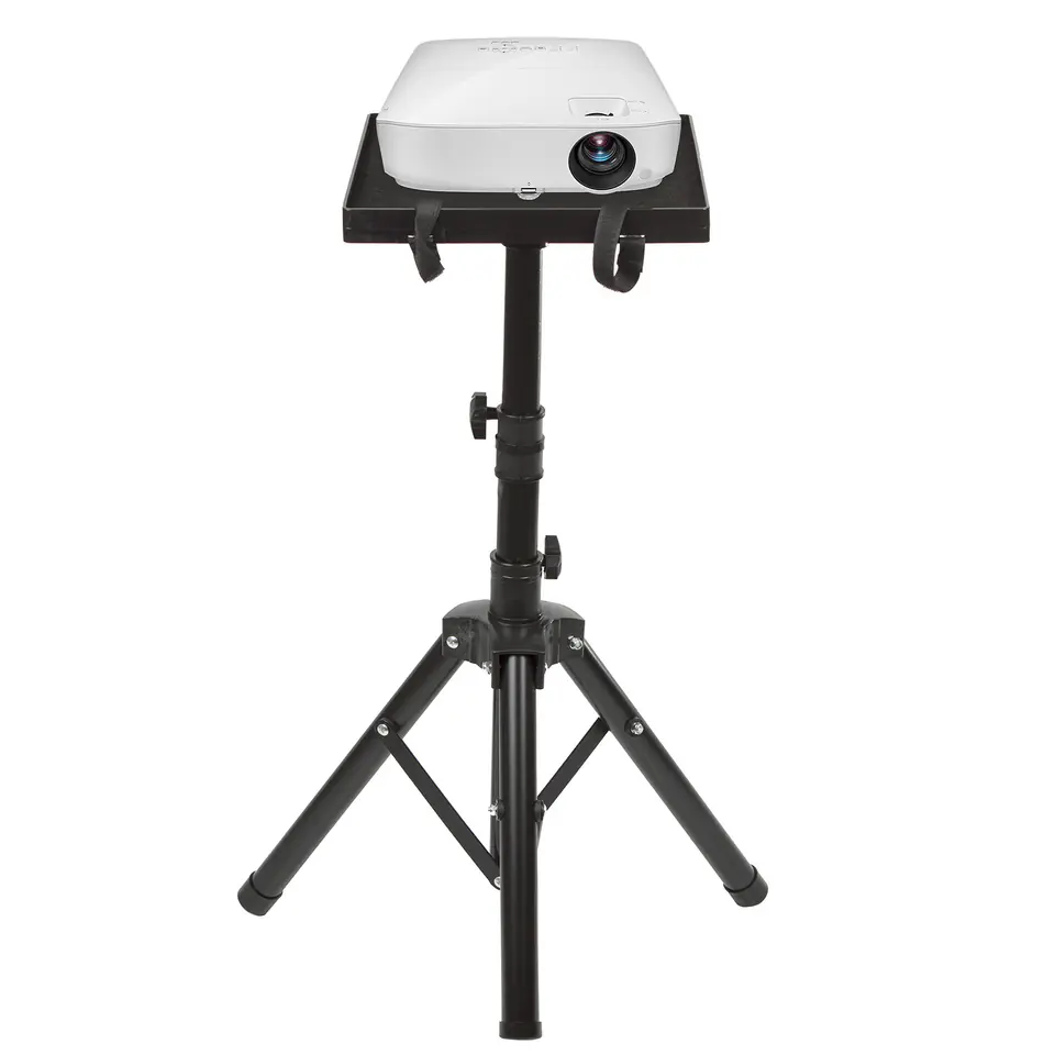 ⁨Maclean portable stand, for projector, made of steel, height adjustable, 1.2m, MC-920⁩ at Wasserman.eu