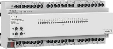 ⁨GIRA aktor przekaźnikowy/żaluzjowy 24x/12x 16 A standard KNX ONE 503000⁩ w sklepie Wasserman.eu
