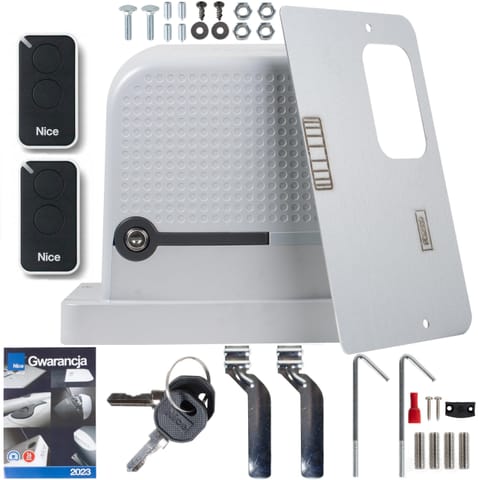 ⁨Zestaw NICE ROBO 600 do bram przesuwnych (bez fotokomórek)⁩ w sklepie Wasserman.eu