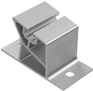 ⁨Uchwyt skrajny niski do konstrukcji balastowej PV KENO (K-45-8)⁩ w sklepie Wasserman.eu