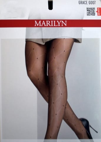 ⁨RAJSTOPY MARILYN GRACE G007 (kolor black, rozmiar 3/4)⁩ w sklepie Wasserman.eu