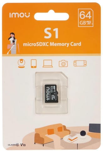 ⁨Karta pamięci microSD IMOU ST2-64-S1 64GB⁩ w sklepie Wasserman.eu