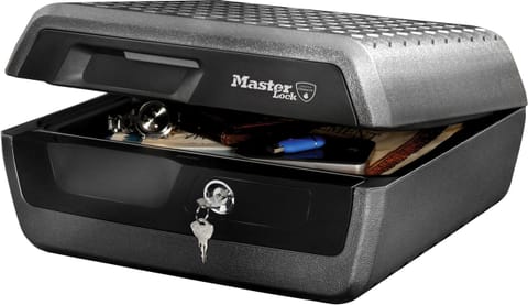 ⁨Master Lock LCFW30100 fireproof and waterproof document box⁩ at Wasserman.eu