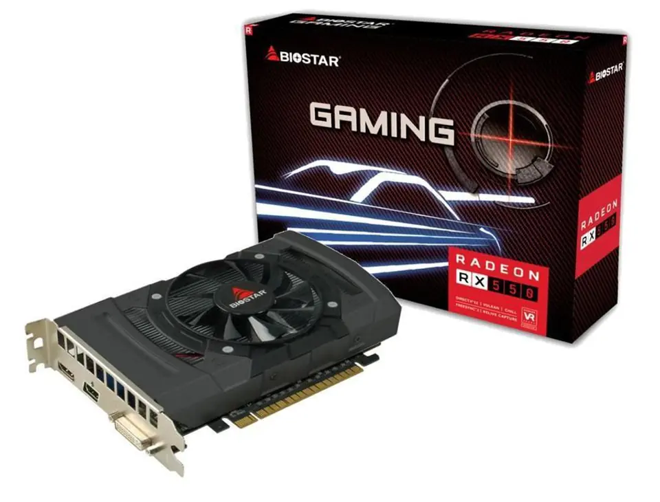 ⁨Biostar Radeon RX550 AMD Radeon RX 550 4 GB GDDR5⁩ at Wasserman.eu