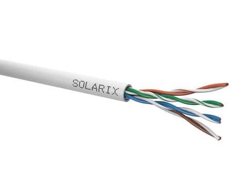 ⁨KABEL SKRĘTKA SOLARIX CAT.5E U/UTP PVC karton 305m⁩ w sklepie Wasserman.eu