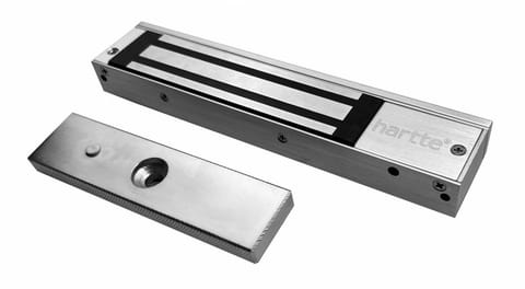 ⁨Zwora elektromagnetyczna HARTTE MG280SR 280kg z monitoringiem i sygnalizacją⁩ w sklepie Wasserman.eu