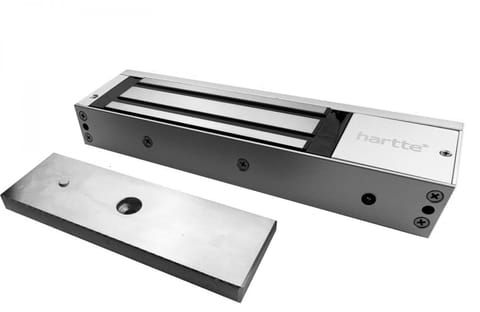 ⁨Zwora elektromagnetyczna HARTTE MG350SR 350kg z monitoringiem i sygnalizacją⁩ w sklepie Wasserman.eu